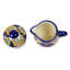 Hand Painted Ceramic Sugar Bowl with Lid