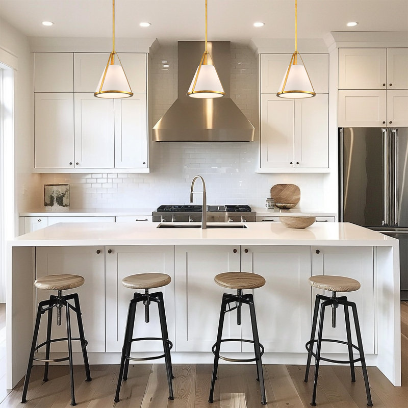 Lanedra 1 Light Pendant, Antique Gold