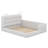 Upholstered Platform Bed With Reading Lights-1982148911