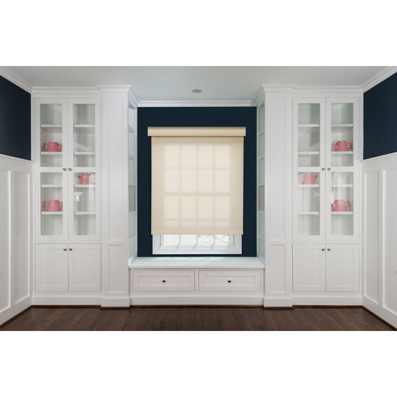 Store à enroulement rond sans fil 5% Linen Avenue (sans exception), Mousseline, L 70,5 po x L 48 po