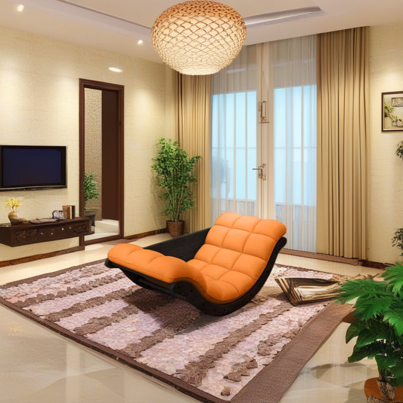 Canapé-lit confortable Comfy, Orange