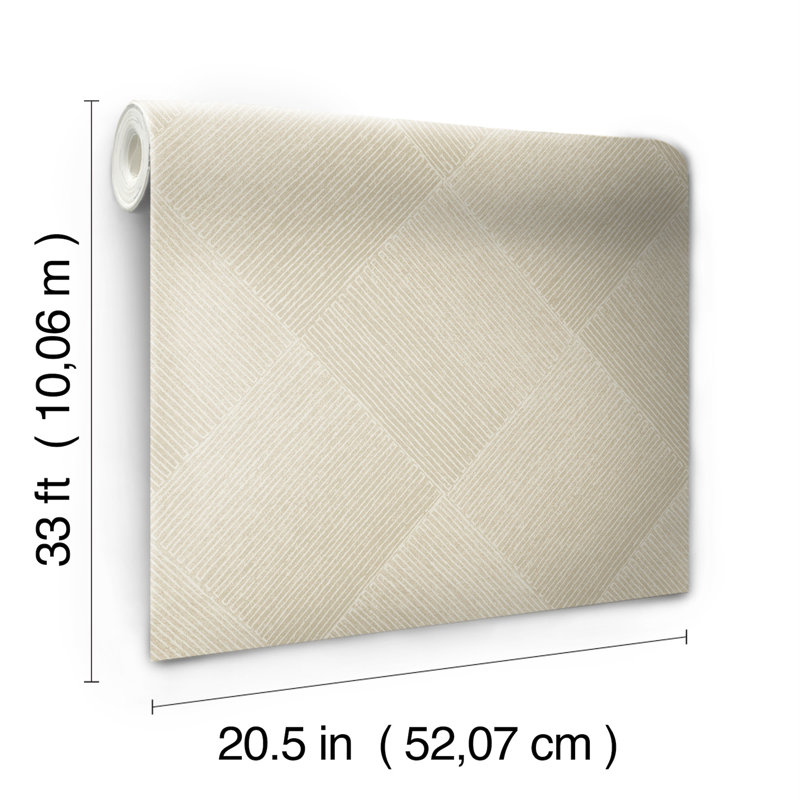 Papier peint Channel, Brun clair