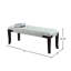 Banc rembourré en bois massif-964741476
