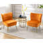Allyna Modern Velvet Accent Chair Armchair with Metal Legs for Living Room/Bedroom-1796169580