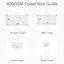 Ensemble de serviettes 100% coton 400GSM Essential-102362692-112065823
