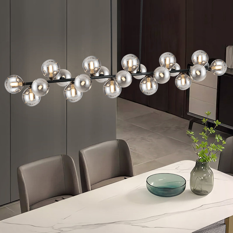 22 - Lights Chandelier Dining Room Chandelier Bubble Chandelier Sputnik Chandelier Island Lights For Kitchen Modern Linear Chandelier