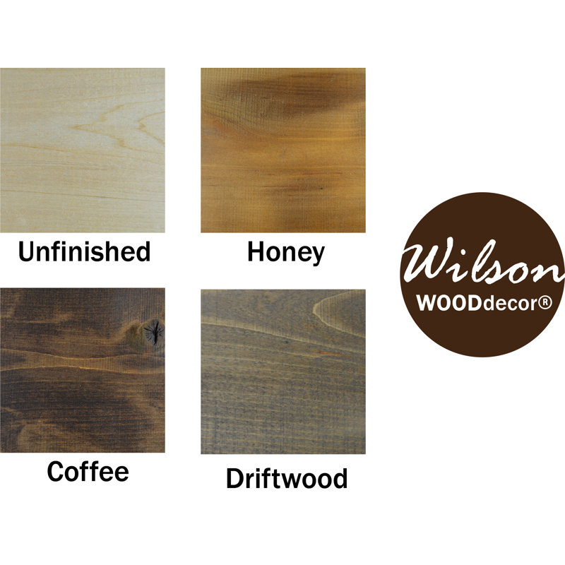 Wilson Barnwood Fireplace Shelf Mantel, Coffee, 6"H x 6"W x 48"D