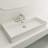 BOCCHI Milano 18.3'' Fireclay Rectangular Bathroom Sink with Overflow-90558807-94265178