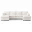 Canapé modulaire en forme de U de 116,5 po de large avec 116,5 po de rangement pour appartement, canapé modulaire confortable avec repose-pieds mobile pour le salon-1412779719-1538406121