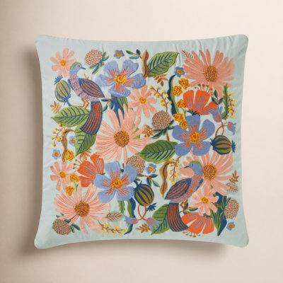 Rifle Paper Co. x Loloi Dovecote 22" x 22" Pillow