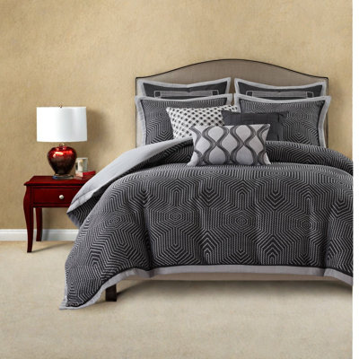 Ensembles de literie de qualité supérieure en jacquard de polyester très grand confort moderne pour la maison