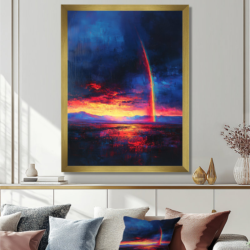 Belmond - Landscapes Wall Decor, H 32 po x l 24 po, Picture Framed Print, Doré