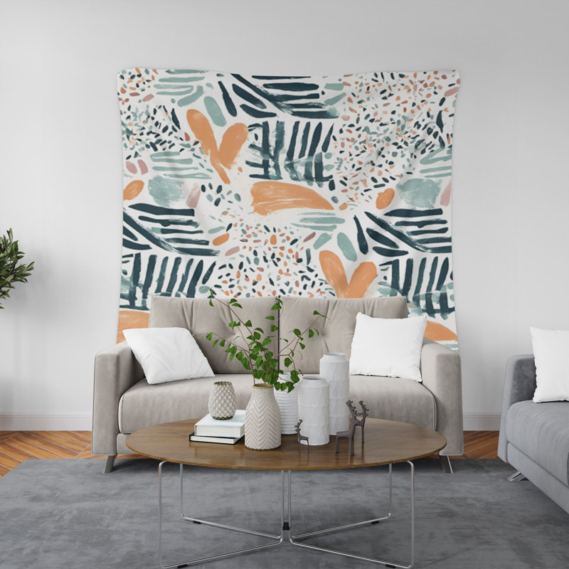 Tapisserie murale, H 88 po x l 104 po
