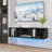 Arcelay Anthrone Floating TV Stand for TVs up to 65", Wall Mounted Media Console with LED Lights-13820873