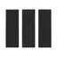 Set Of 3 20X59 Endicott Dimensional Plaster Wall Art