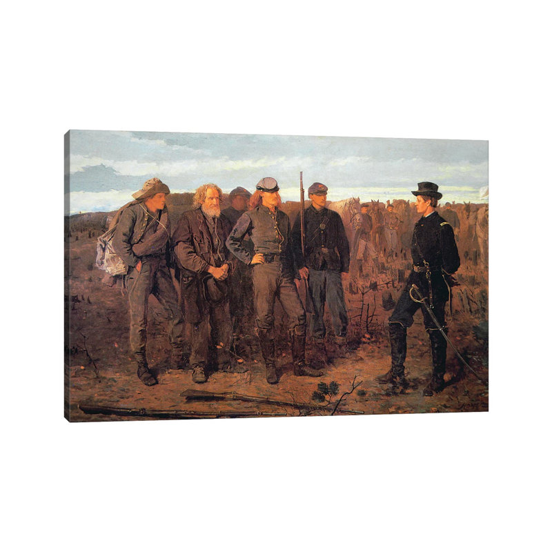 Prisoners From The Front, 1866 by Winslow Homer - Wrapped Canvas Gallery-Wrapped Canvas Giclée