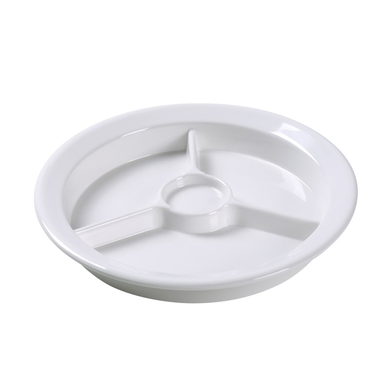Plat de service en mélamine Accessaries, Ivoire