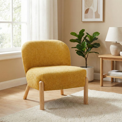 Upholstered Plain Weave / Muslin Side Chair