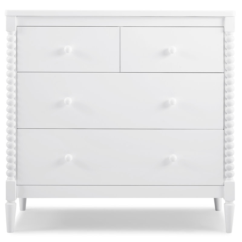 Saint Changing Table Dresser, Bianca White