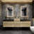 Golitz 103.5'' Double Bathroom Vanity with Stainless Steel Top-2043532174