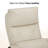 Reclining Facial Beauty Chair with 360°Swivel, Lumbar Pillow & Adjustable Footrest, Faux Leather