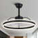 Chantrice 24" Reversible LED Ceiling Fan with Light and Remote, 6-speed Dimmable Ceiling Fan