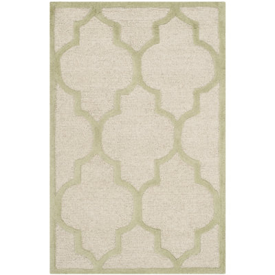 Sanyla Hand Tufted Wool Geometric Rug