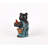 Bear Holds Bird Bath with Cardinal Statue