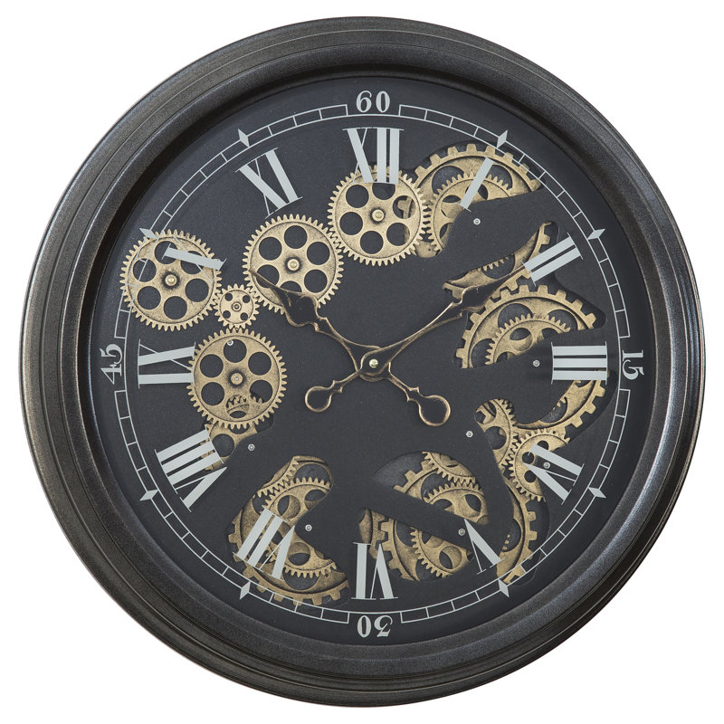 Horloge murale Maney, Blanc, Grand