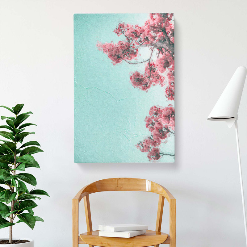 Cherry Blossom Tree Branches - Wrapped Canvas, 50cm H x 35cm W x 3cm D