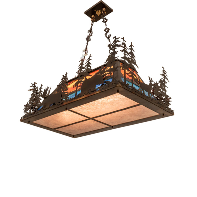 Moose Through the Trees 6 - Light Pendant