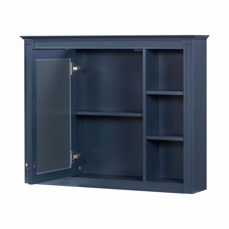 Meuble-lavabo 36 po avec armoire à pharmacie, Bleu