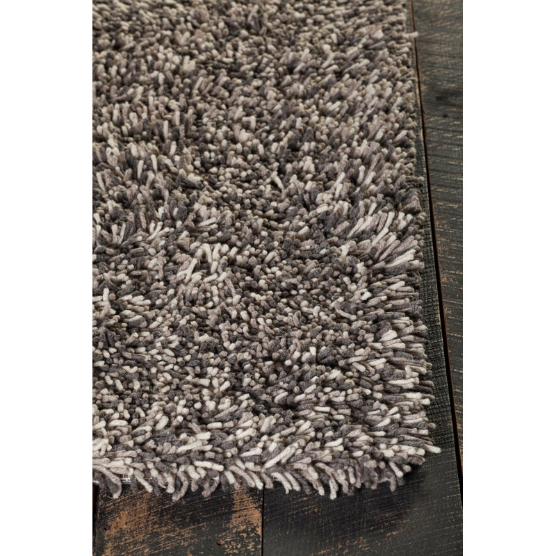 Eleanor Hand-Woven Gray Area Rug, 5' x 7'6"