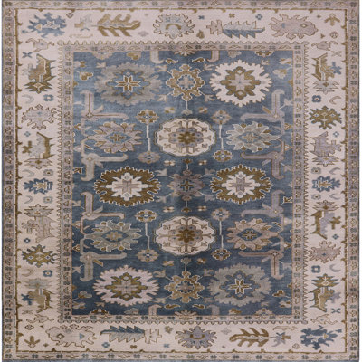 Tapis oriental bleu marine Brosh