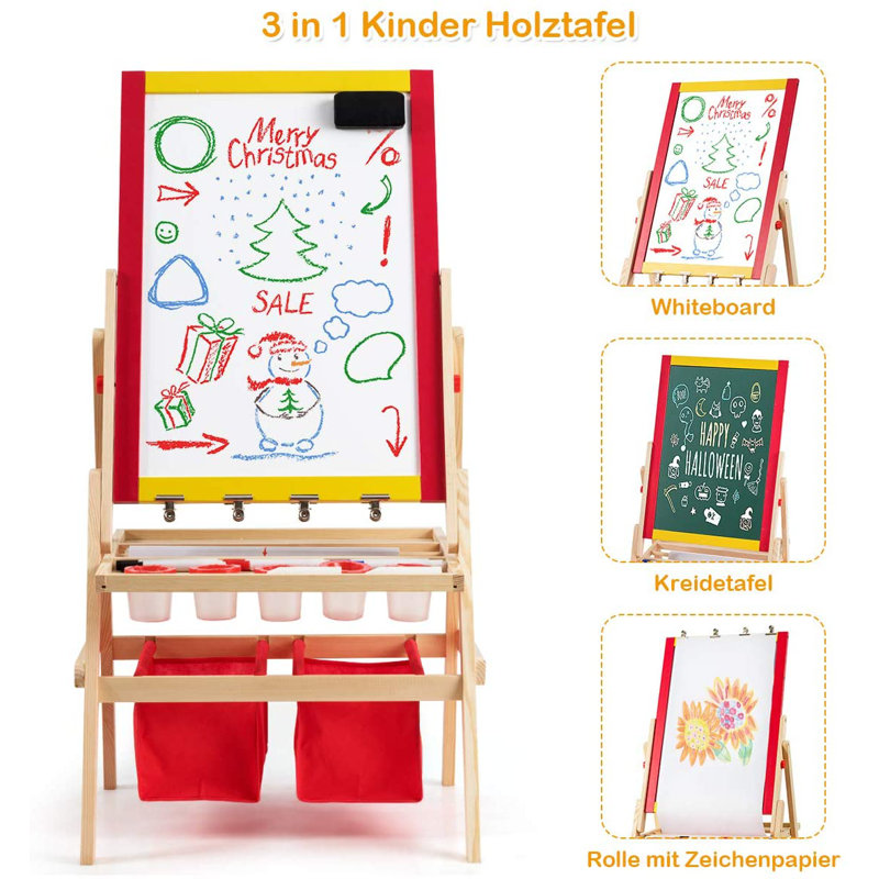 Rosado Freeport Park Wood Board Easel
