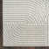 Tapis ivoire moderne Coedy