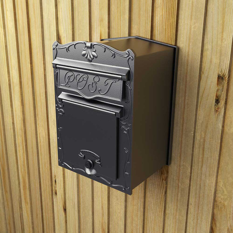 Kingsbury Front Retrieval Locking Wall Mounted Mailbox
