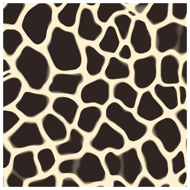 Tapis de bain girafe, L 34 po x L 21 po