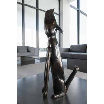 Howling Coyote Large Aluminum Statue Wildlife Collection 14"x8"x34"H