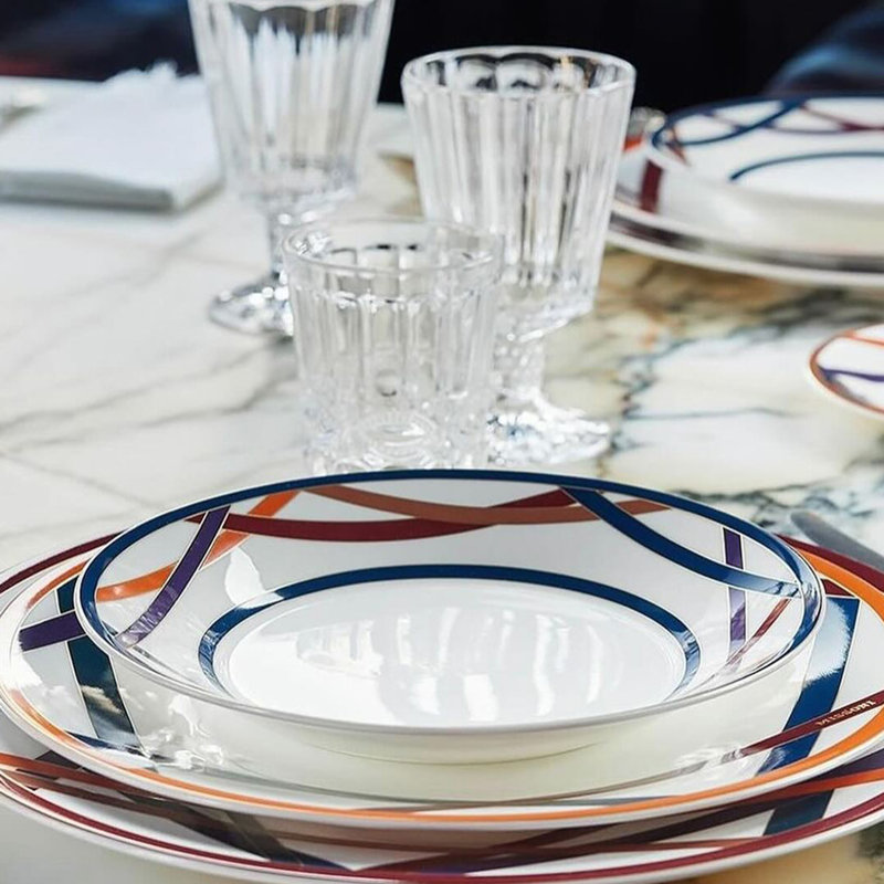 Missoni Soup Plates NASTRI Set of 2 diam. 8.5 in