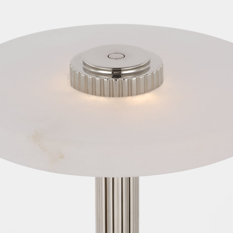 Aran LED Table Lamp, Polished Nickel