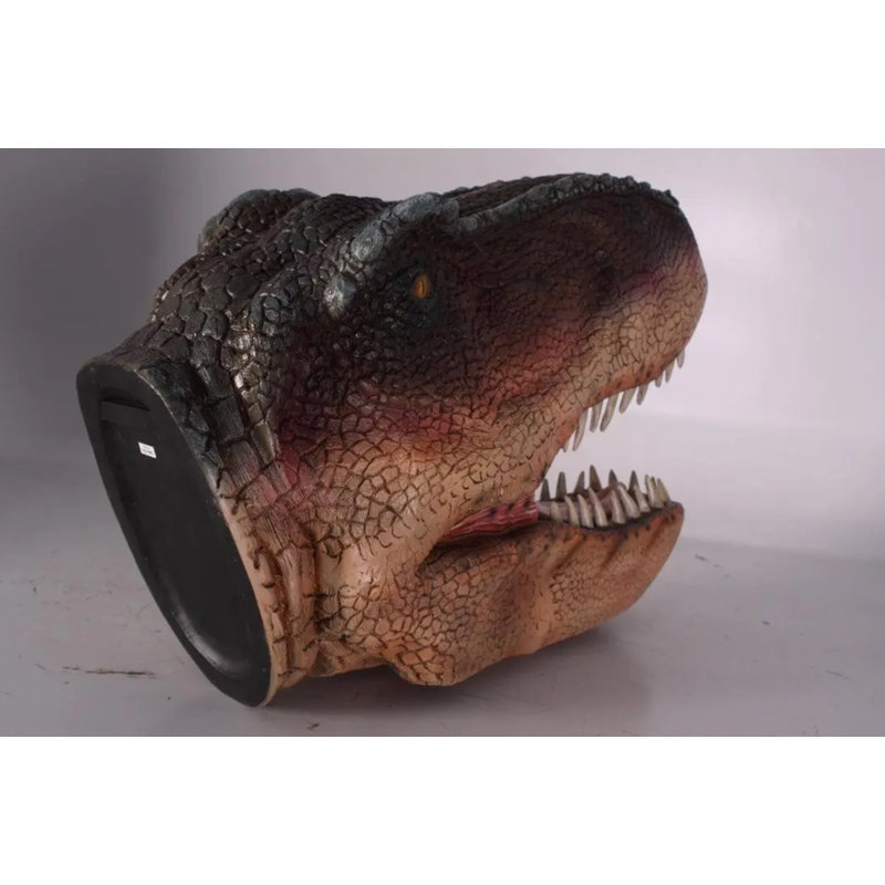 T-Rex Dinosaur Head Medium Life Size Statue