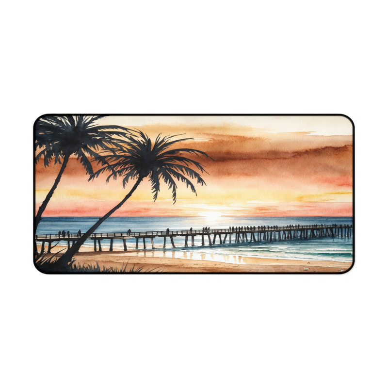 Polyester Desk Pad, 14.4x12.1
