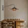 Vienna Plug-In Adjustable Swing Arm Wall Lamp In Matte Black Extendable Arm Rattan Shade