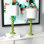 Ensemble de lampes de table 31,5 po Rimini
