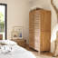 Minimalys 2 Door Solid Wood Wardrobe