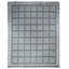 Metro-Velvet Geometric Area Rug in Gray/Ivory