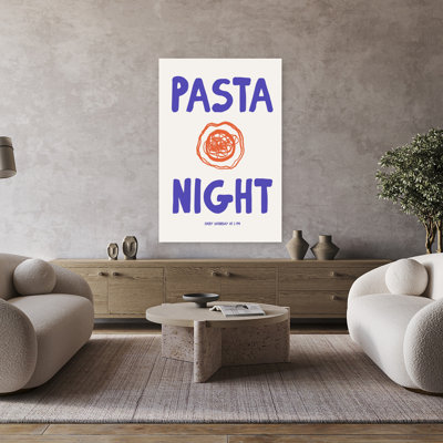 Pasta Lovers Unite! Abstract Wall Art
