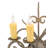Kenna Steel Candle Wall Light