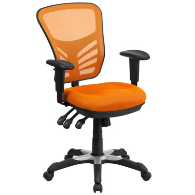 Siyer Mid-Back Mesh Ergonomic Office Chair with Adjustable Arms